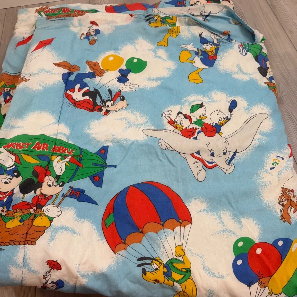 Vintage Disney Mickey Mouse Dumbo Twin Comforter Sheet Set Pacific Home Products